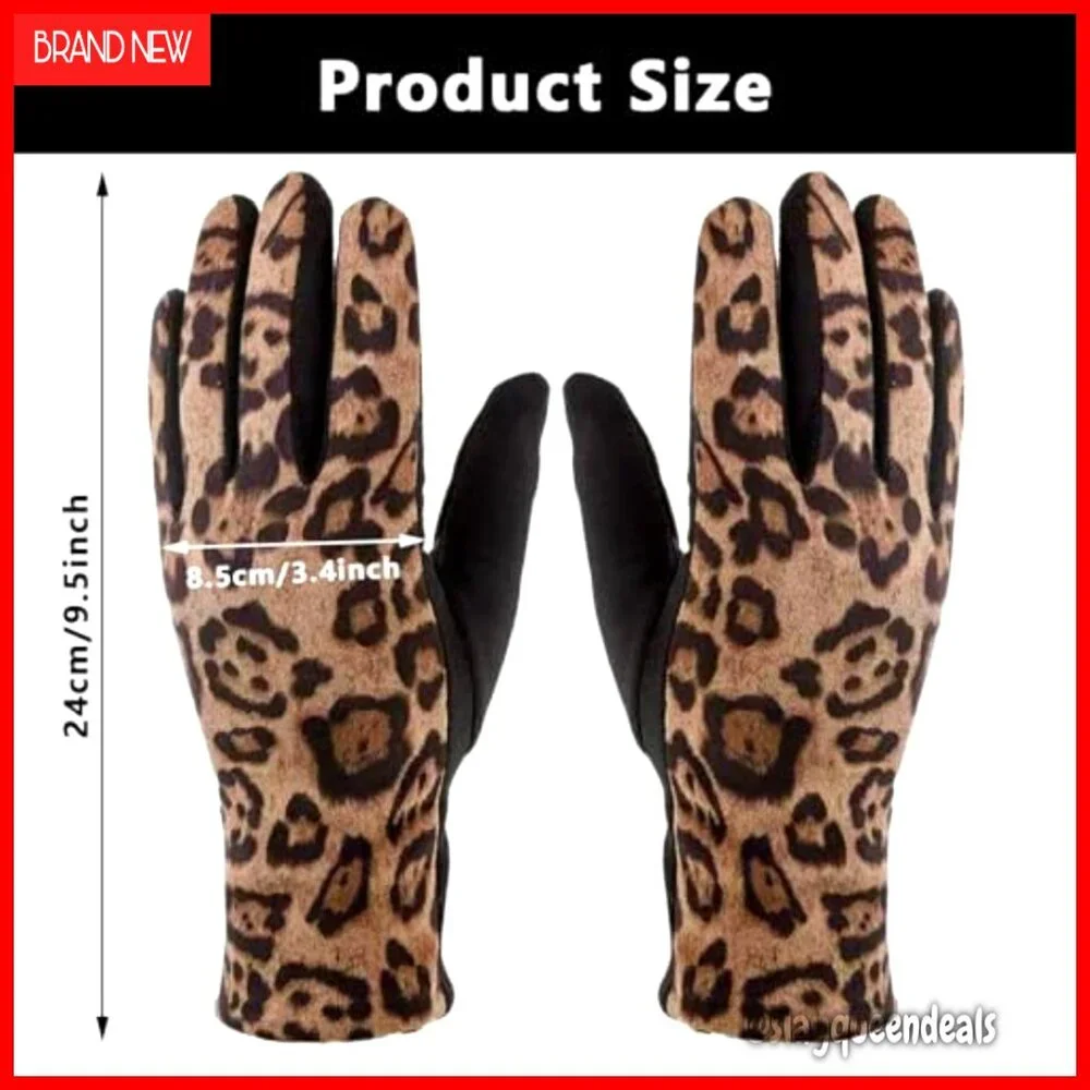 Women's Winter Velvet Gloves Soft Stretch Thermal Warm Cold Weather